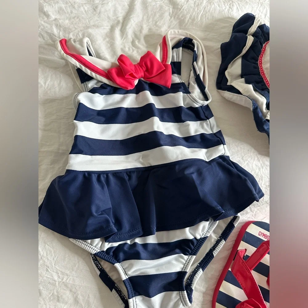 Baby girl swimsuit set